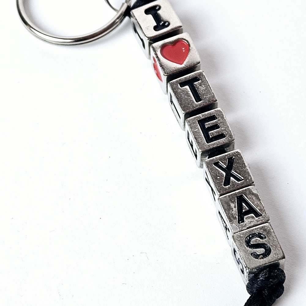 I Love Texas Keychain